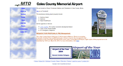 Desktop Screenshot of colescountyairport.com